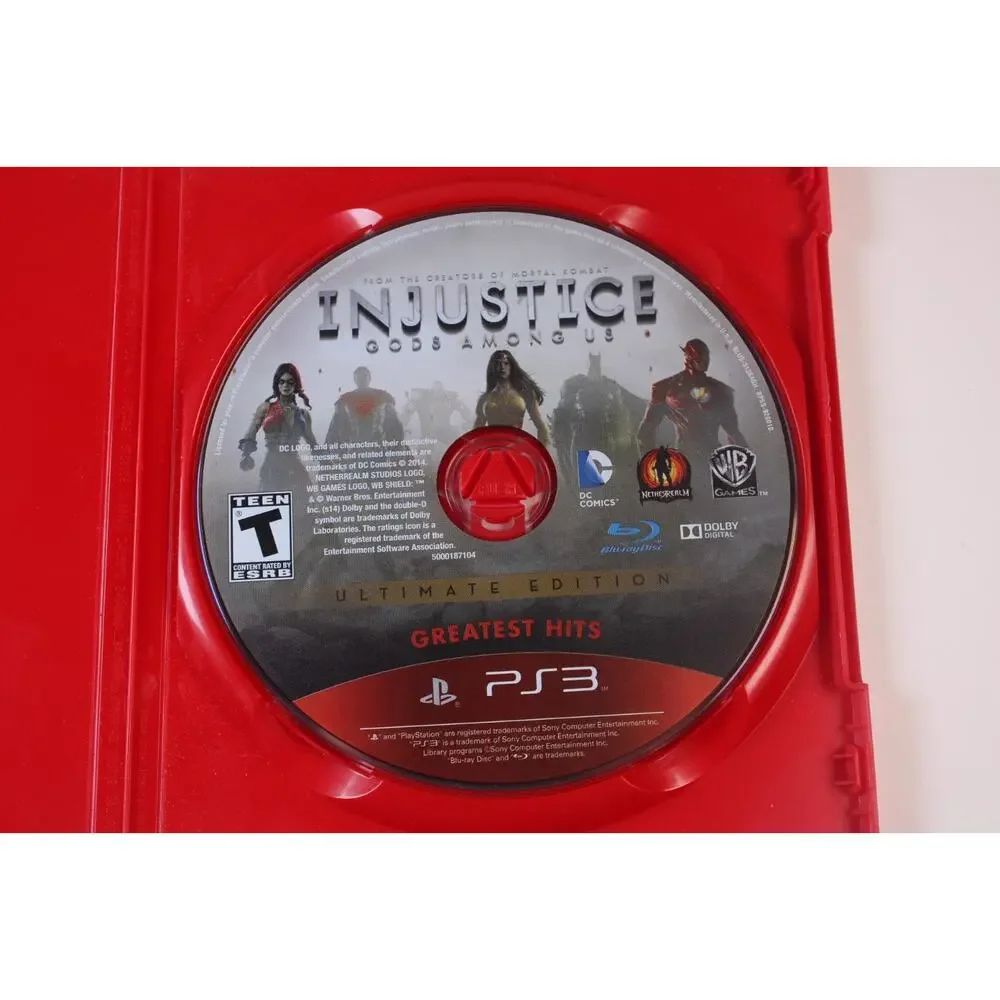 Injustice: Gods Among Us Ultimate Edition Greatest Hits (Soy Playstation 3, PS3)